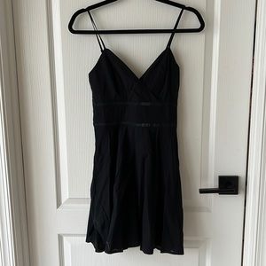 Black mini dress